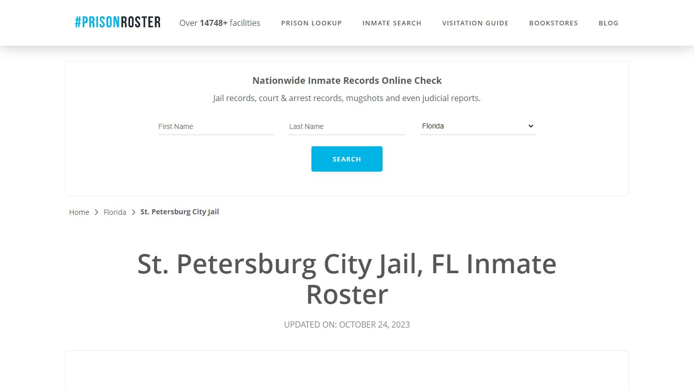 St. Petersburg City Jail, FL Inmate Roster - Prisonroster